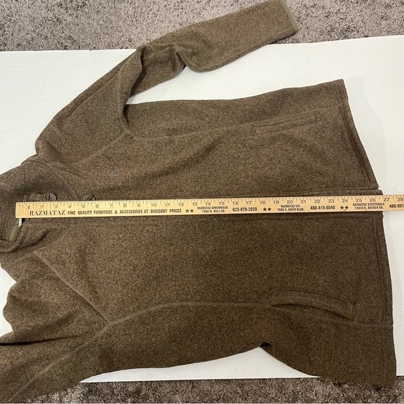 North Face women’s light weight sweater with zip front size XLarge color brown. - Picture 10 of 12